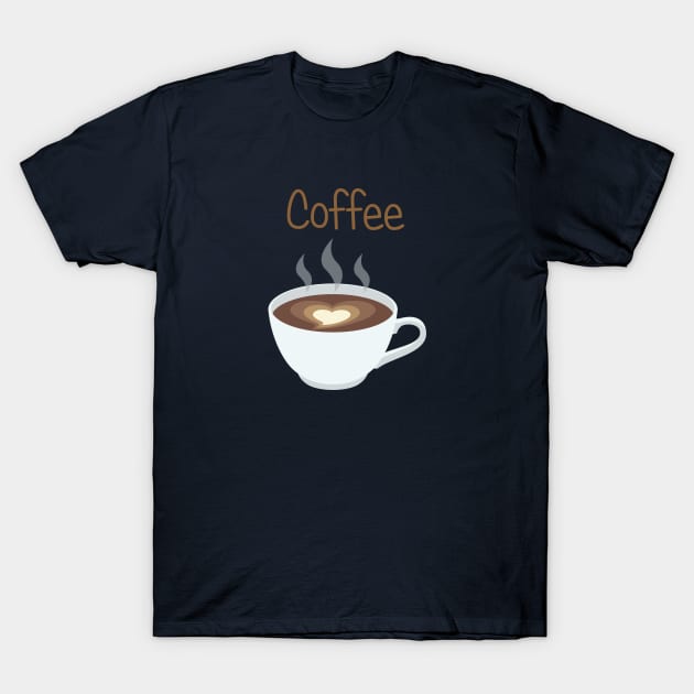 Coffee Cup T-Shirt by EclecticWarrior101